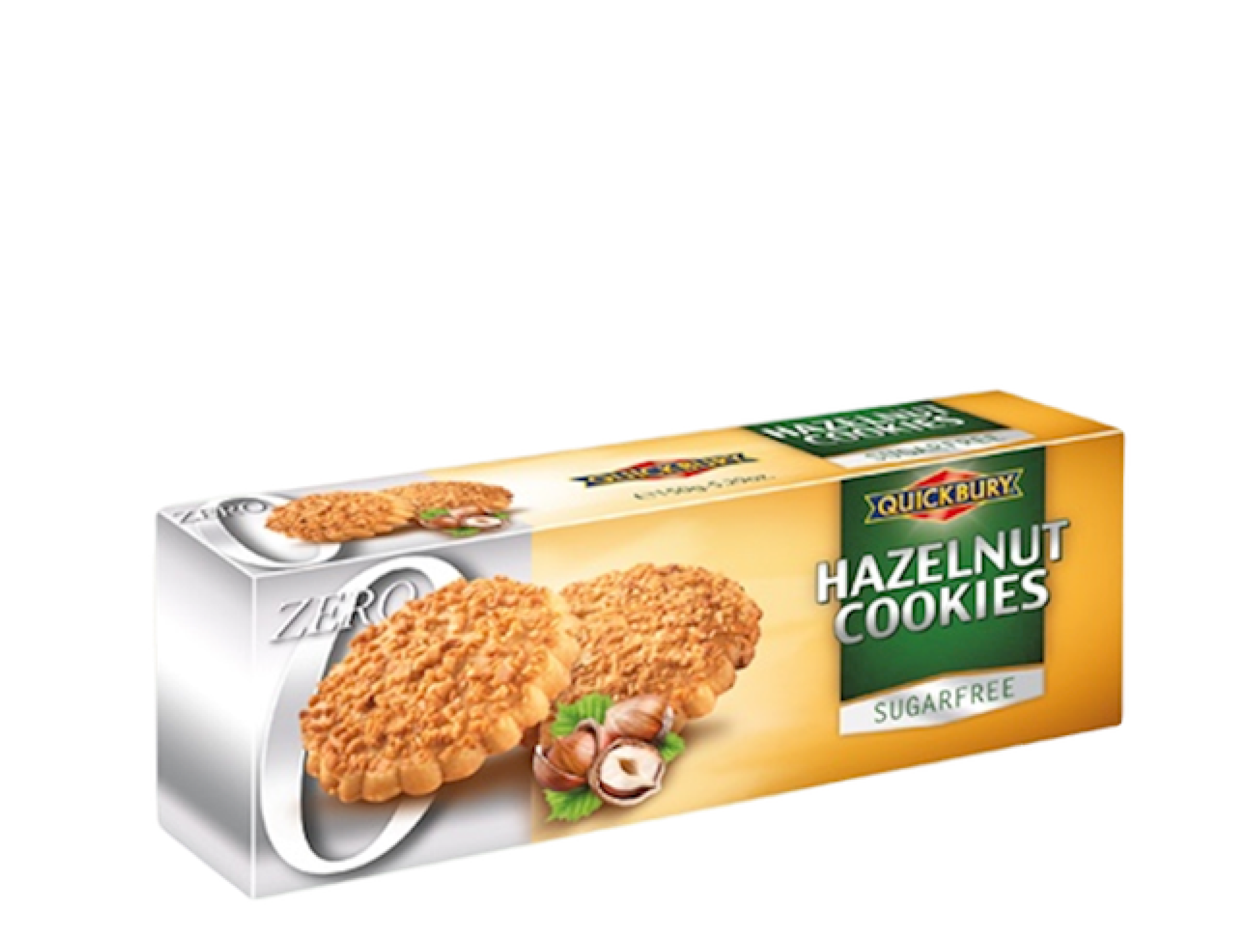 Hazelnut Cookies, Sugar Free | QUICKBURY | 18 items per pack