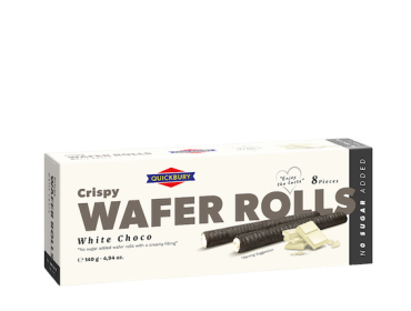 Crispy Wafer Rolls White Chocolate