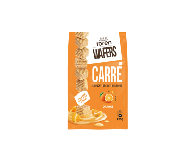Wafers Carre, Orange Cream
