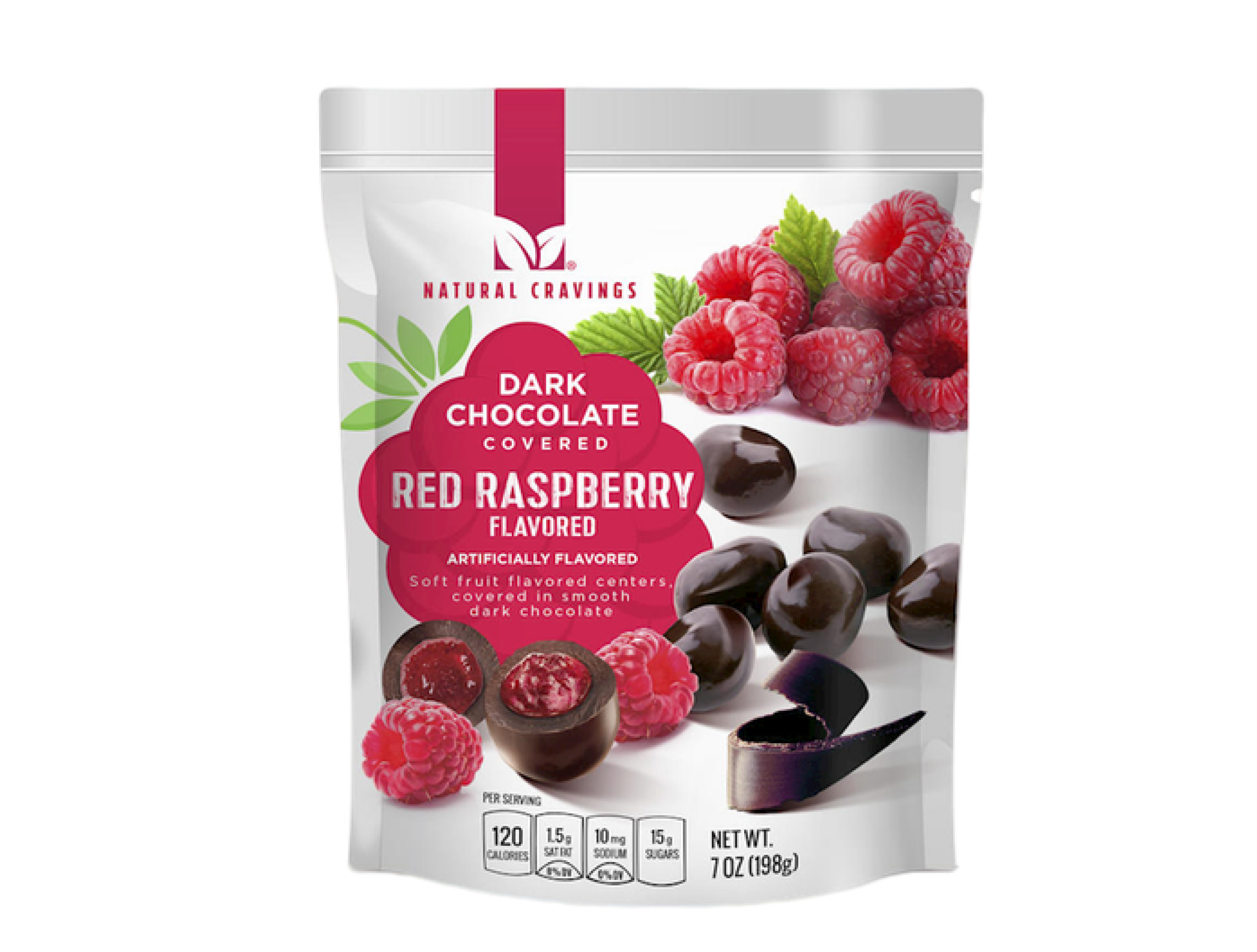 Red Raspberry Dark Chocolate | NUTTY | 12 items per pack