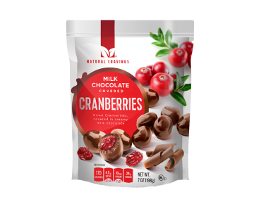 Natural Cravings Cranberries Milk Chocolate