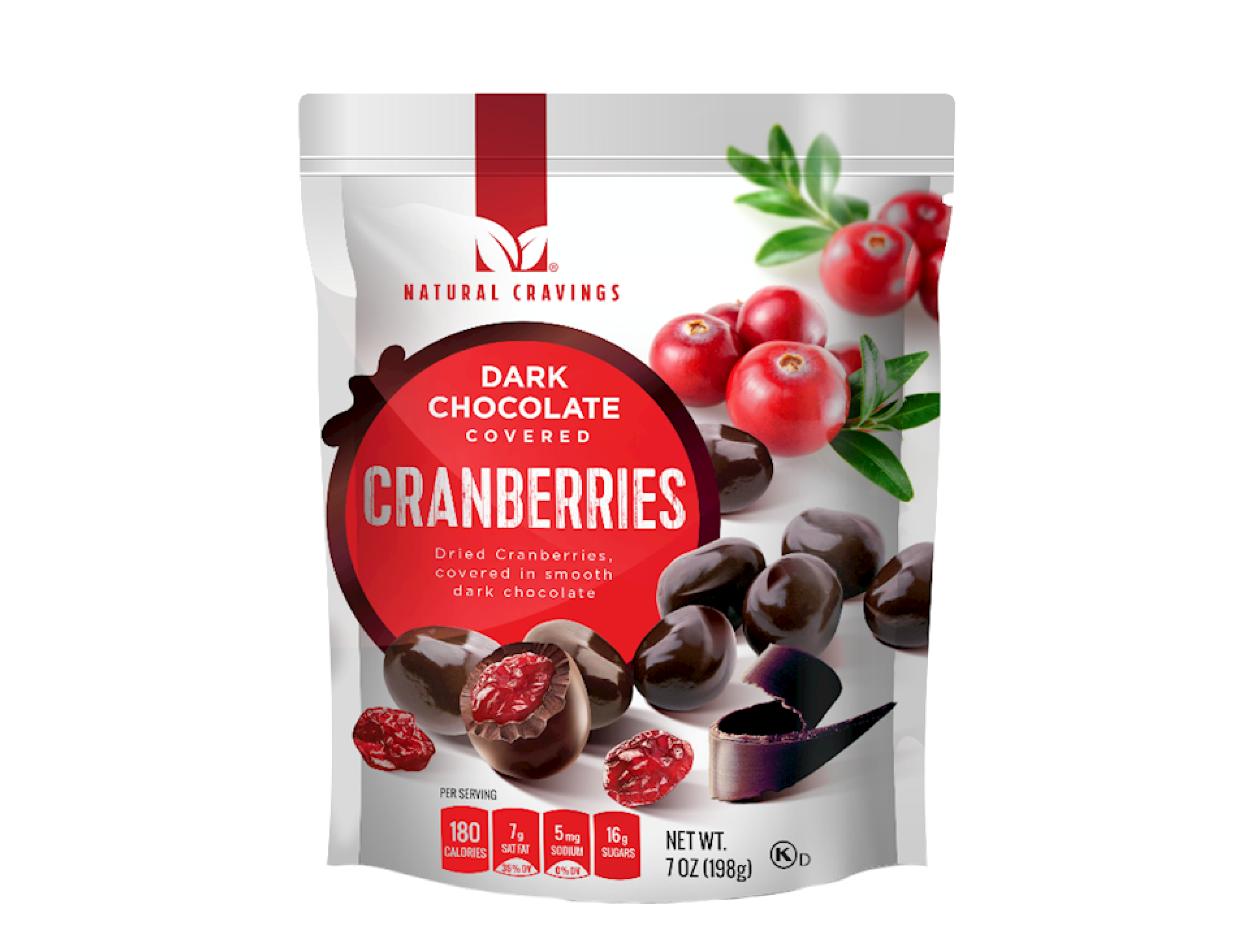 Natural Cravings Cranberries Dark Chocolate | NUTTY | 12 items per