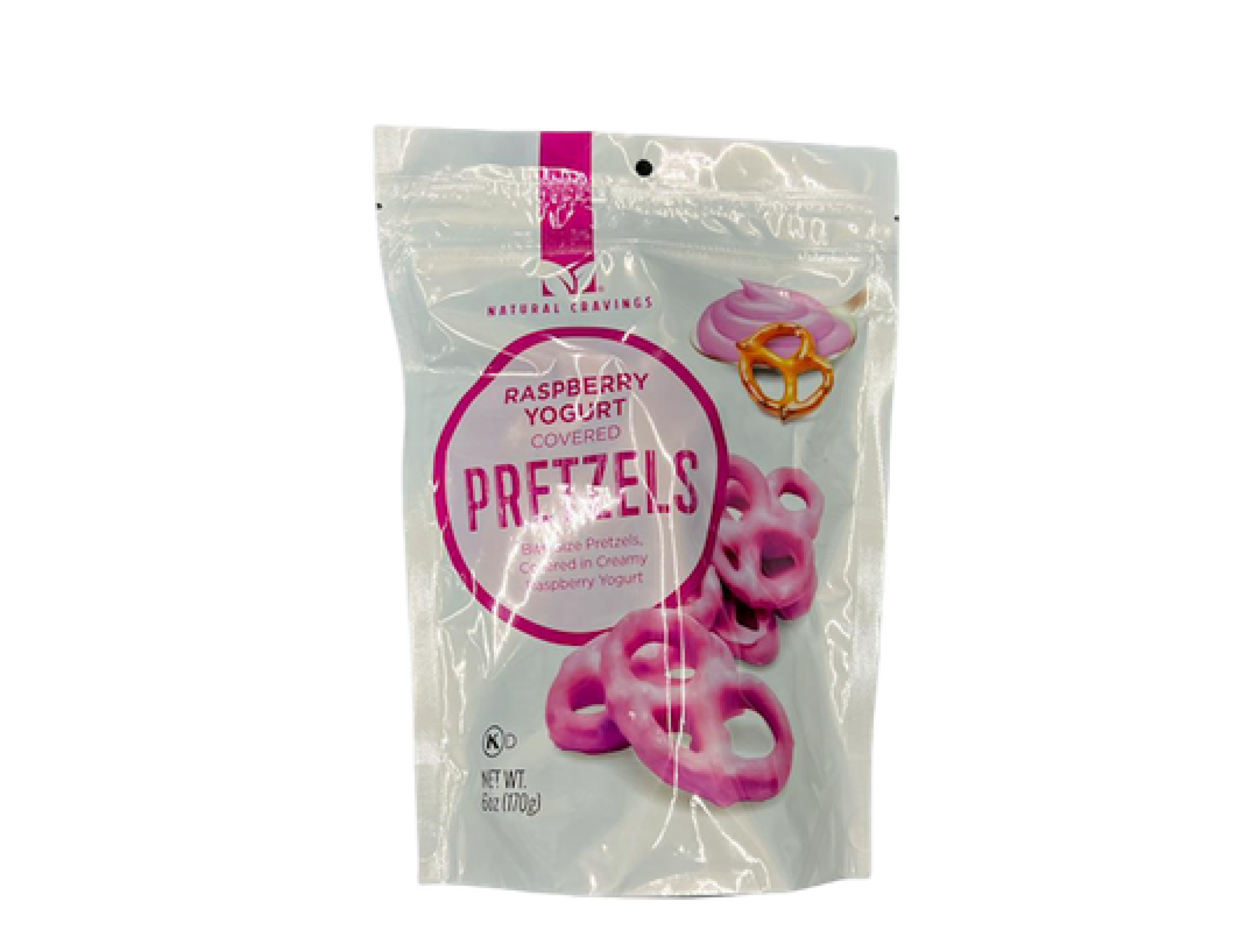 エイミエール ギャラナッツバー Natural Cravings Raspberry Yogurt Pretzels | NUTTY | 8 items per