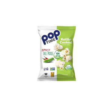 Kettle Cooked Popcorn, Spicy Dill Pickle
