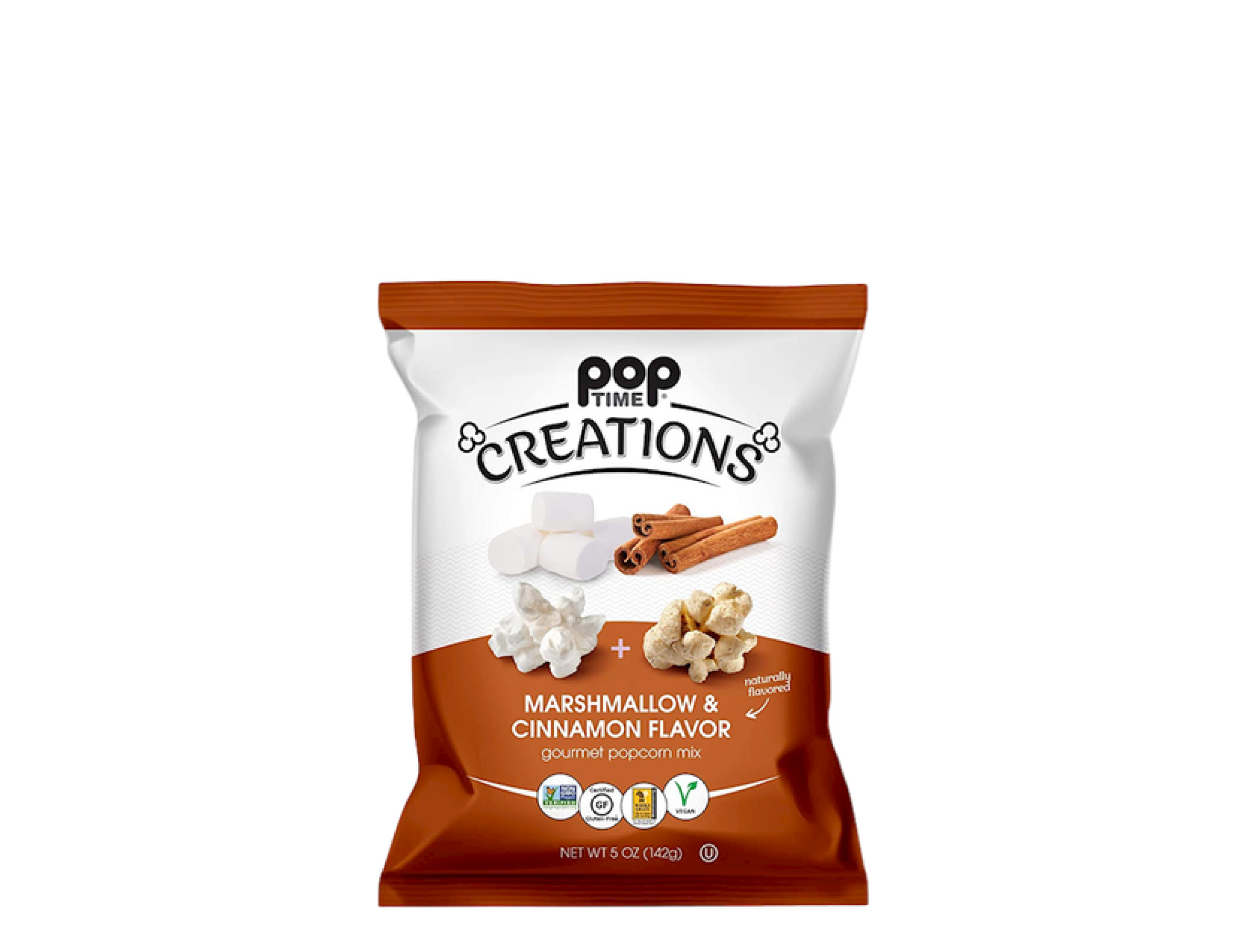 Gourmet Popcorn Mix, Cinnamon & Marshmallow | Poptime | 6 items