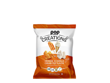 Gourmet Popcorn Mix, Orange & Vanilla Cream