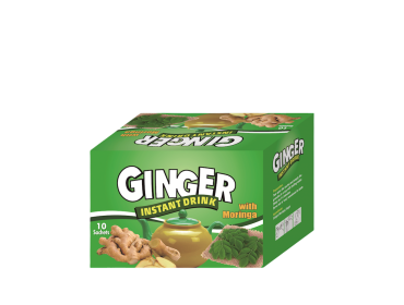 Instant ginger tea with Moringa (decaf)