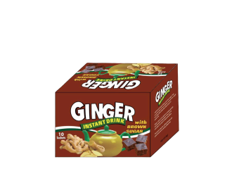 Instant ginger tea with Brown Sugar (decaf)