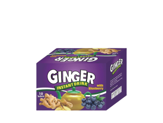 Instant ginger tea with Blueberry (decaf)