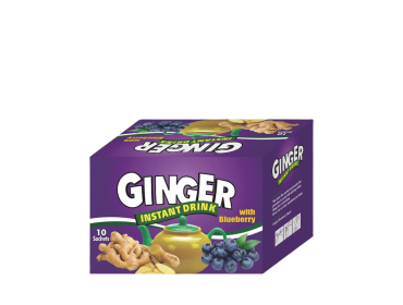 Instant ginger tea with Blueberry (decaf)