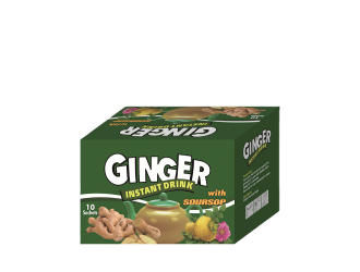 Instant ginger tea with Soursop (decaf)