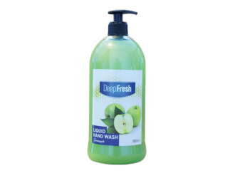 Liquid Hand Soap Cylinder Bottle, Green Apple