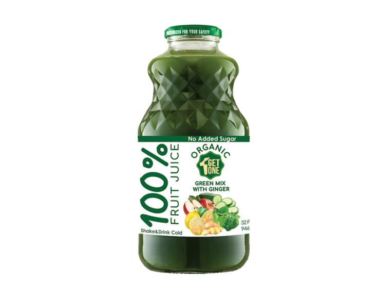 100% Fruit Juice, Green Mix with Ginger | GETONE | 6 items