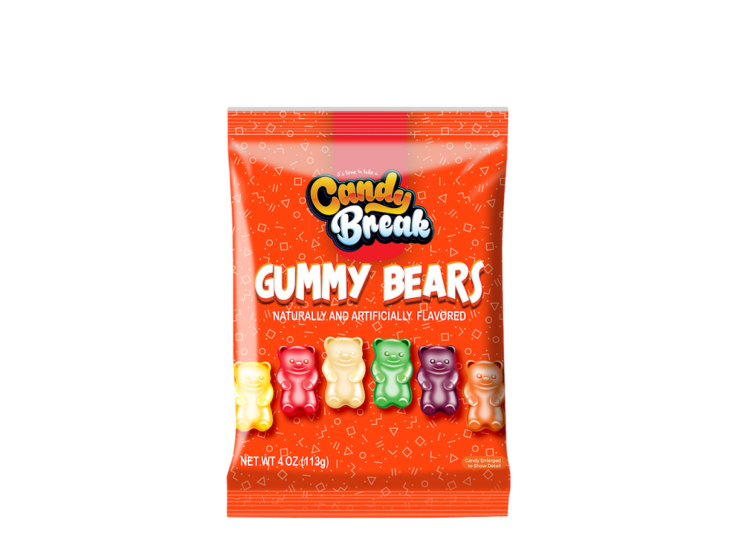 Gummy Bears Gummy Candy Candy Break 12 Items Per Pack Prestige