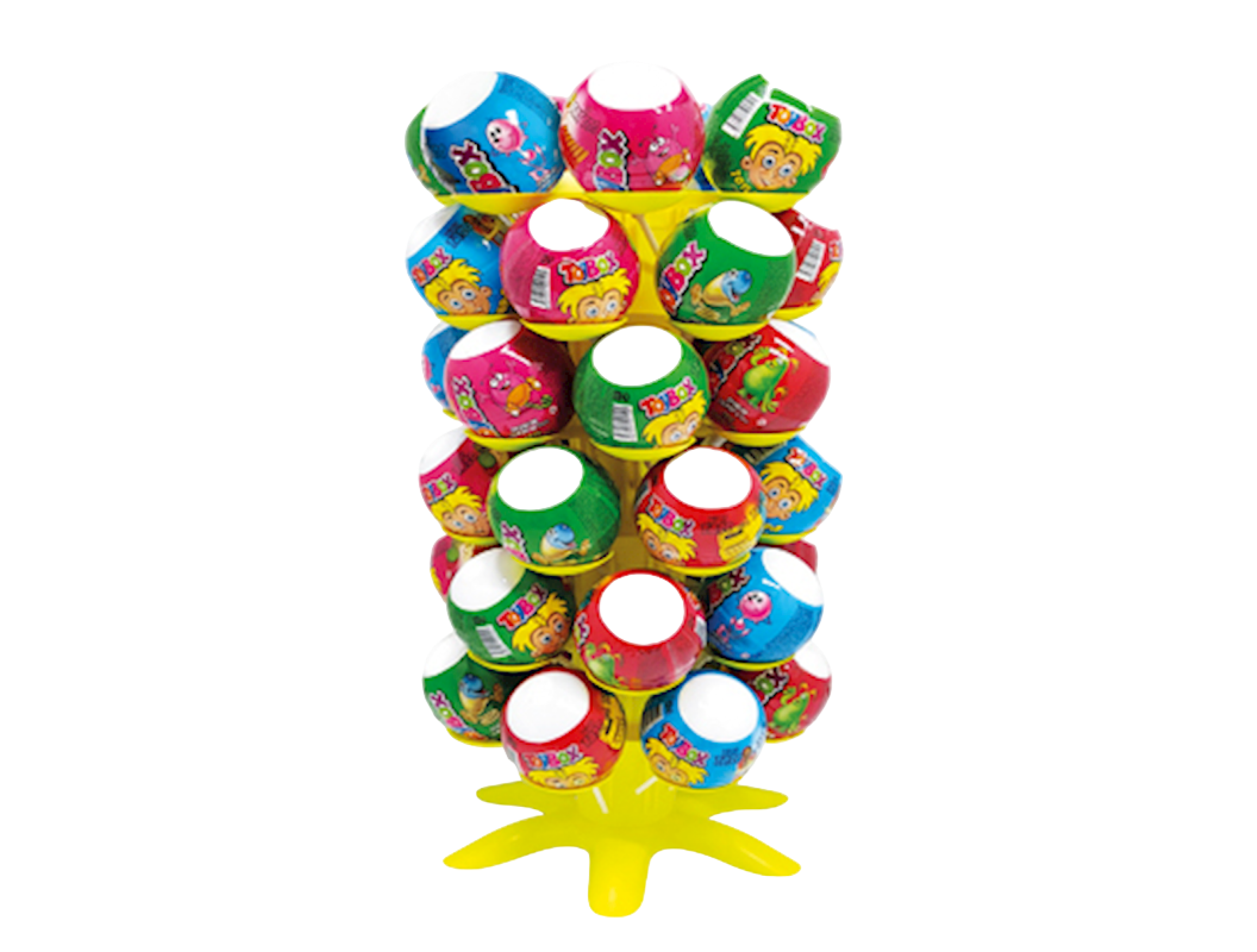 Lollipop with Toy - Stand | TOY BOX | 43 items per pack | Prestige