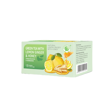 Green tea with lemon ginger & honey