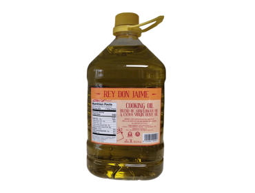 Cooking oil, blend of sunflower (75%) and extra virgin olive oil (25%), 3 L PET