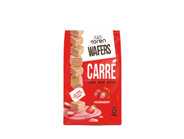 Wafers Carre, Strawberry Cream