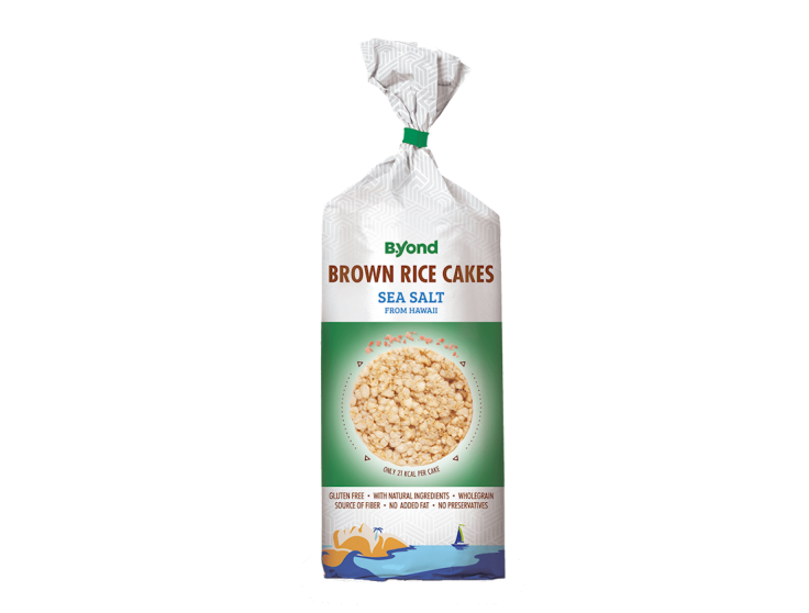B.Yond Brown Rice cakes, Sea salt from Hawaii | Ficosota | 12 items per ...