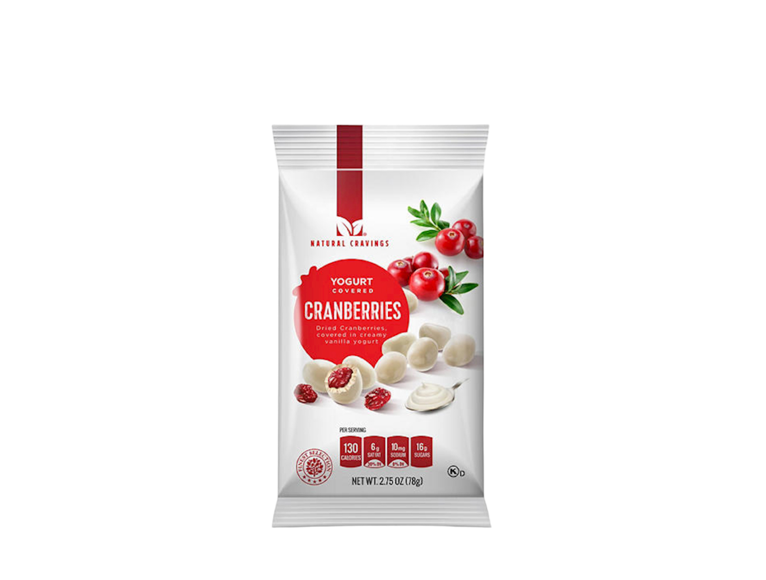Natural Cravings Cranberries Yogurt | NUTTY | 24 items per pack