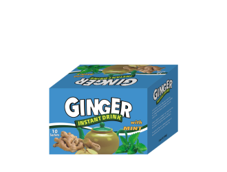 Instant ginger tea with mint (decaf)