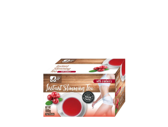 Instant cranberry slimming tea