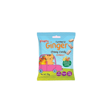 Funbites Turmeric Ginger Chewy Candy, Mango
