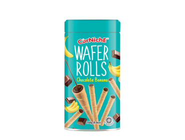 Chocolate Wafer Rolls, Banana