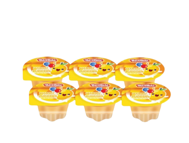 Mango Pudding with Nata de Coco