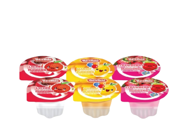 Fruity Pudding with Nata de Coco