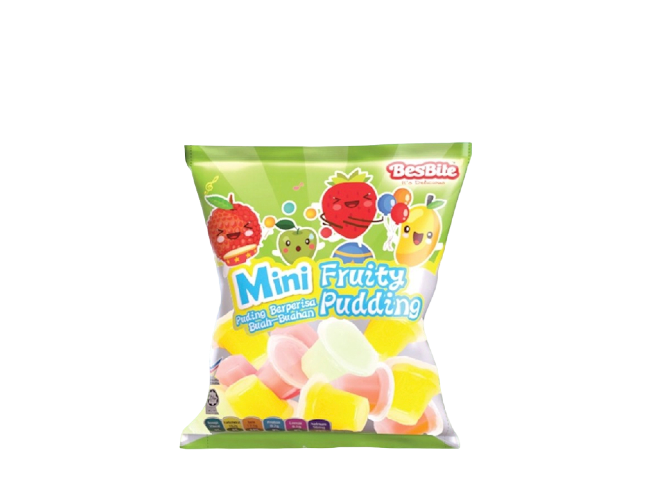 Mini Fruity Pudding | Besbite | 30 items per pack | Prestige Concept