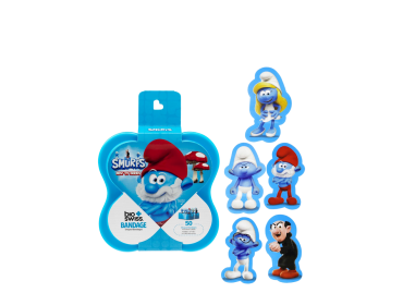 Bandage, 3D Smurfs Plastic Tins