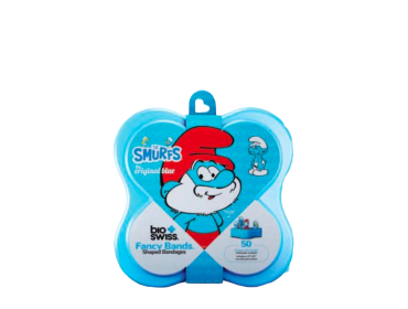 Bandage, Original Blue Smurfs Plastic Tins