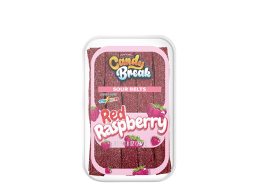Vegan Liquorice Sour Red Raspberry Belts