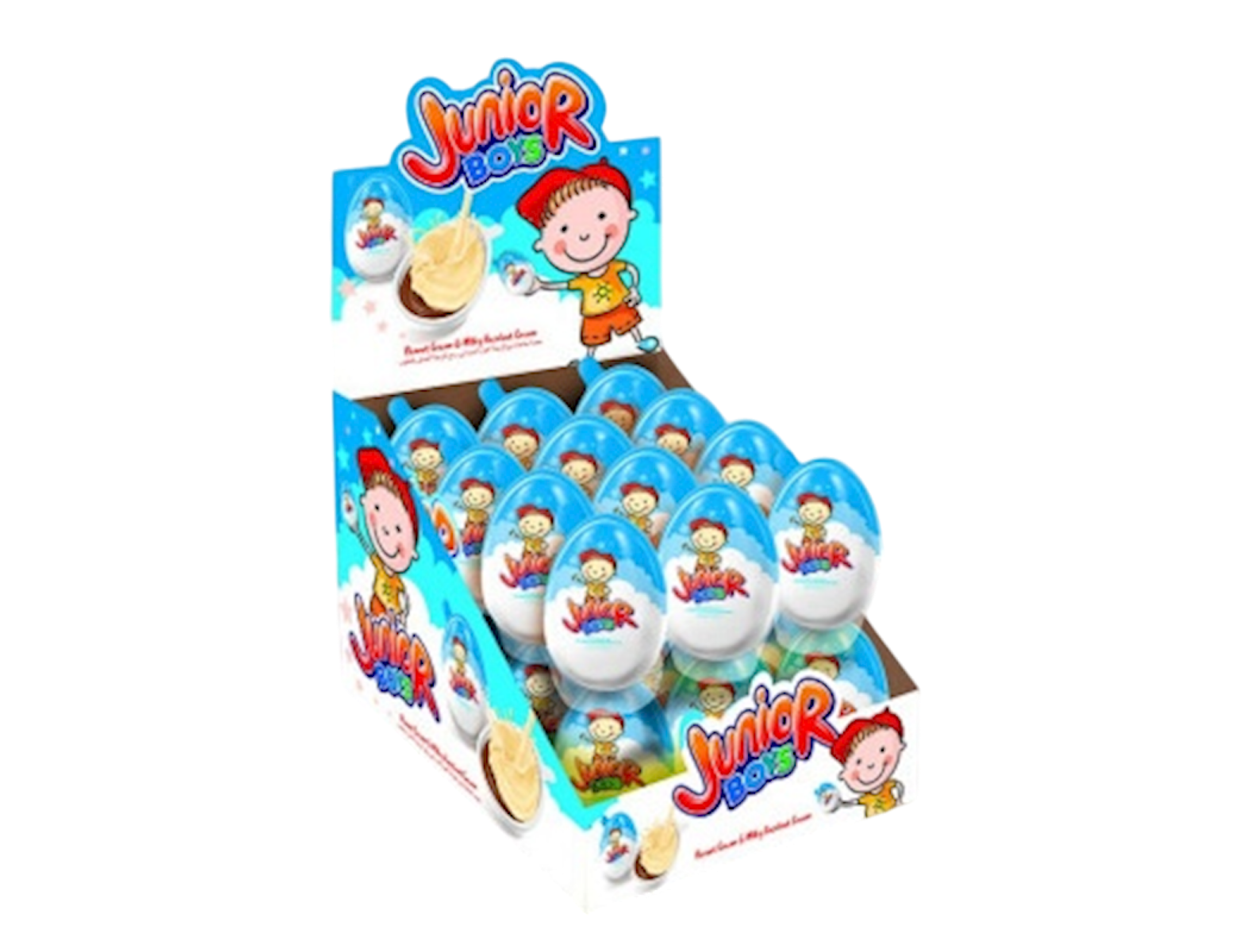 Junior Boys Egg with Peanut & Milky Hazelnut Cream | ANL | 24