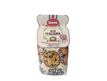 Organic Flavored Pasta, Fischietti Mix, 5 flavours