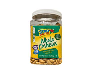 Whole Cashews, Roasted & Salted