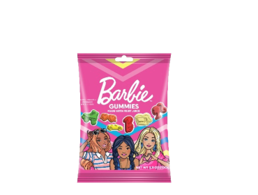 Barbie™ Gummies, Peg Gummy Bags Flavors