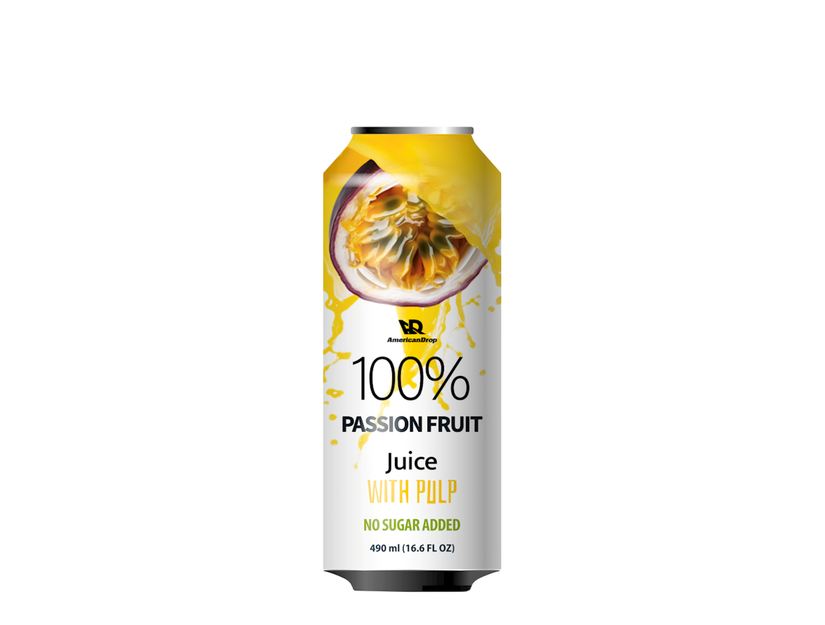 100% Passion fruit Juice with Pulp | AMERICAN DROP | 24 items per