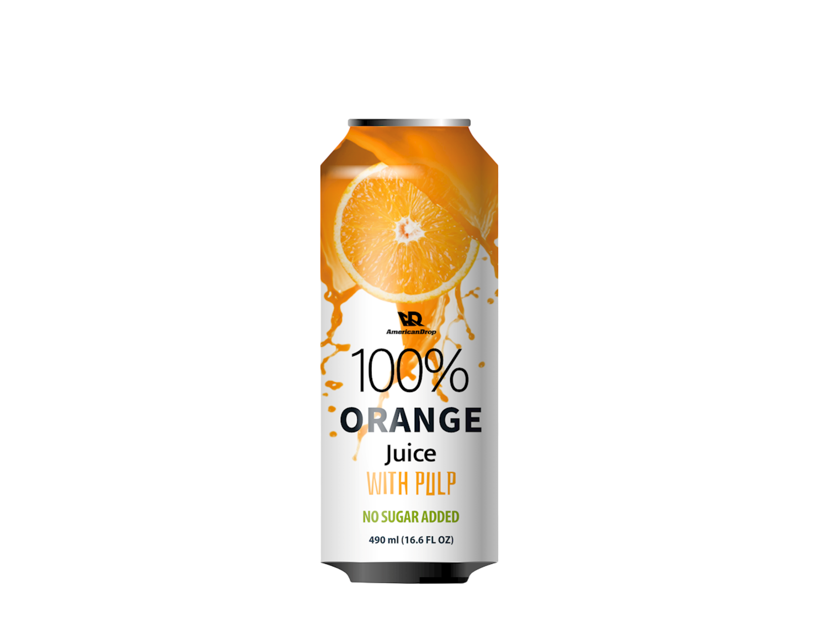100% Orange Juice with Pulp AMERICAN DROP 24 items per pack