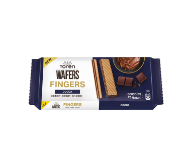 Tören Wafers Fingers Cocoa Cream Flavour Wafer