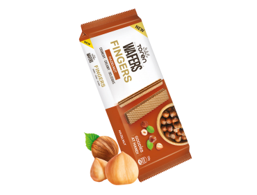 Tören Wafers Fingers Hazelnut Flavour Wafer