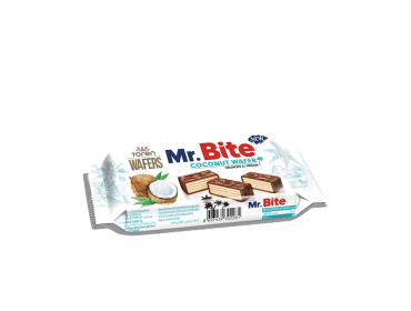 Mr. Bite, Milk Chocolate Coated Wafer with Coconut Cream