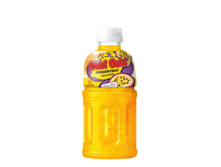 Cobi Cobi Juice Drink with Nata De Coco, Passion Fruit | AMERICAN