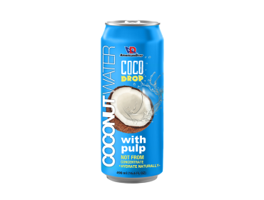 Coco Drop Coconut Water with Pulp (Can)