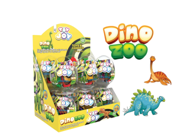 Toy Joy Dinozoo Tablet Hard Dragee Candy With Toy