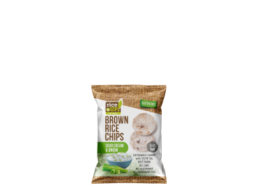 Whole Grain Rice Chips Cream & Onion