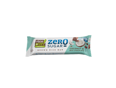Zero Sugar Brown Rice Bar Coconut & Milk Chocolate