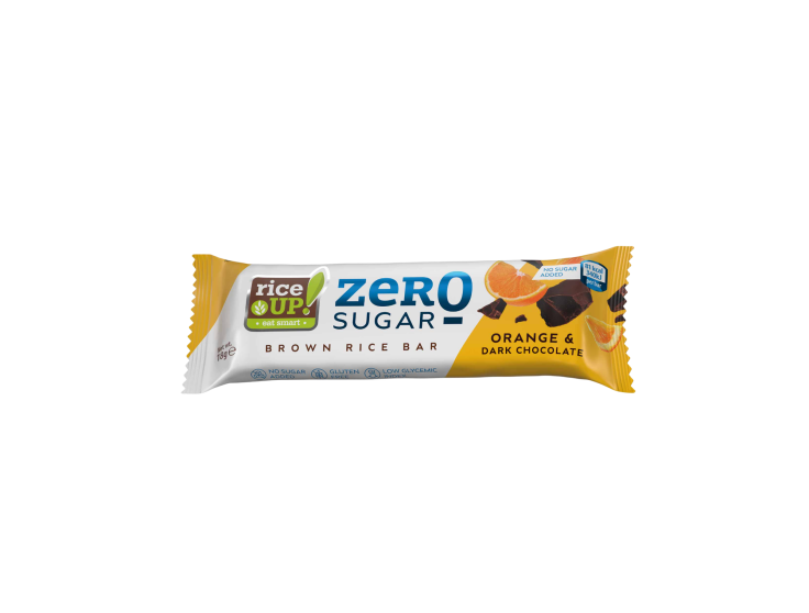 Zero Sugar Brown Rice Bar Orange & Dark Chocolate | RiceUP! | 20 items ...