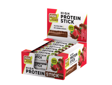Protein Stick Raspberry & Dark Choco